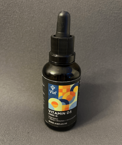 Vitamin D3 Tropfen - Nahrungsergänzungsmittel Vitamine von Vinplus - vorgestellt von videoleben von familyeller