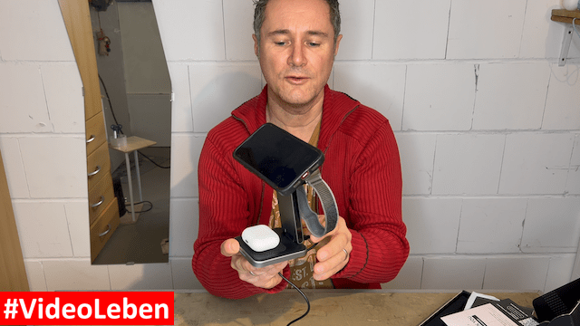3 Geräte laden - Tegler 3-in-1 MagSafe Ladegerät – Kabelloses Ladegerät für iPhone, Apple Watch und AirPods, faltbar - vorgestellt von videoleben von familyeller