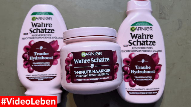 Garnier Wahre Schätze Traube Hydraboost im trnd Projekt - vorgestellt von videoleben von familyeller