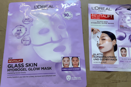 L'Oréal Paris Revitalift Glass Skin Hydrogel Glow Maske im trnd Projekt - vorgestellt von videoleben von familyeller
