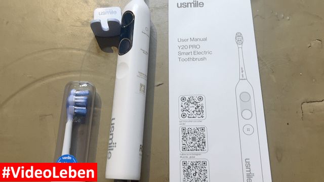 usmile Y20 PRO - smarte elektrische Zahnbürste mit KI-Unterstützung - vorgestellt von videoleben von familyeller