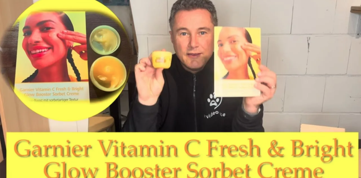 Garnier Vitamin C Fresh & Bright Glow Booster Sorbet Creme im trnd Projekt - vorgestellt von vieoleben von familyeller Titelbild