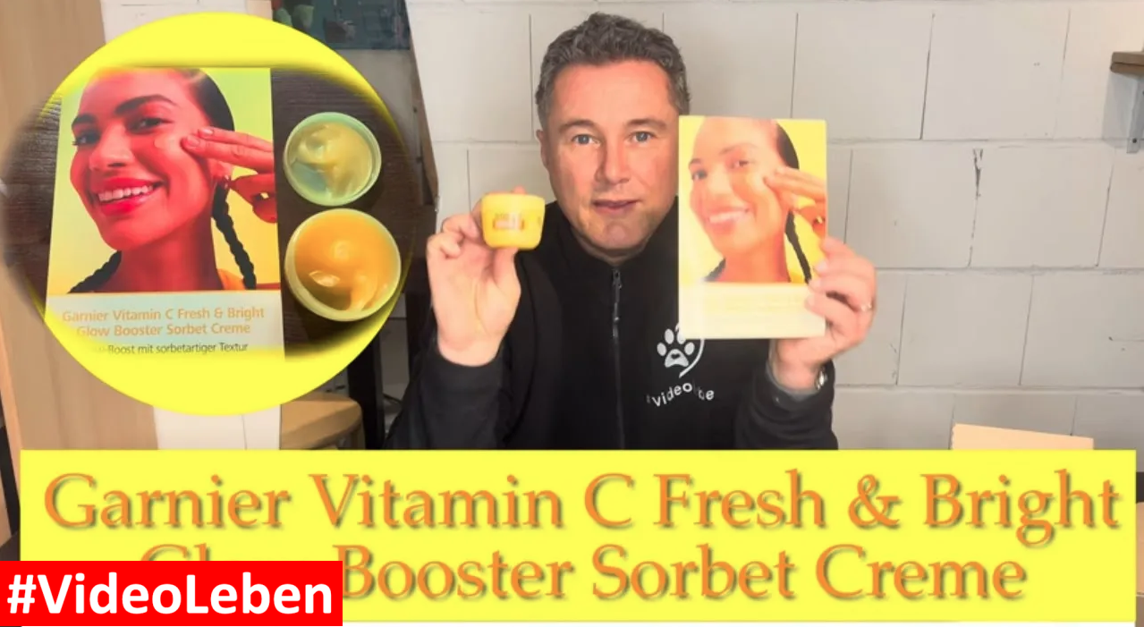 Garnier Vitamin C Fresh & Bright Glow Booster Sorbet Creme im trnd Projekt - vorgestellt von vieoleben von familyeller Titelbild