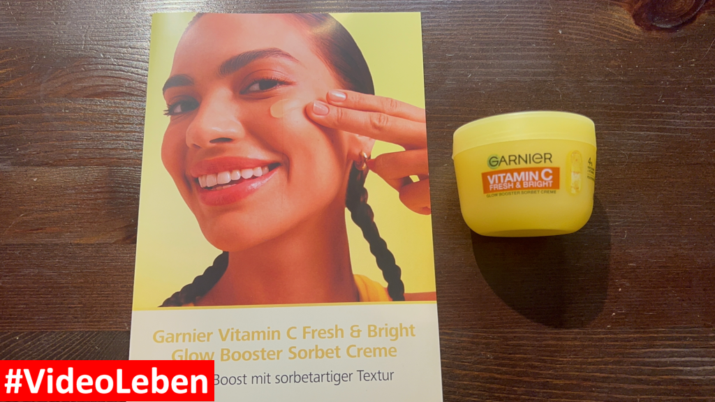 Garnier Vitamin C Fresh & Bright Glow Booster Sorbet Creme im trnd Projekt - vorgestellt von vieoleben von familyeller - geschlossen