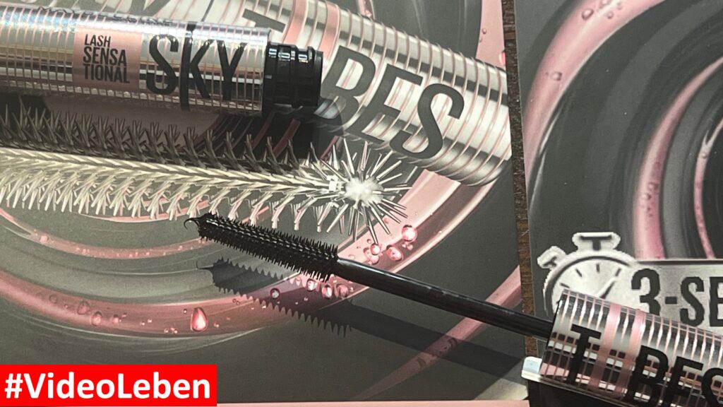 Nahaufnahme - OMG?! Eine Mascara, die sich in 3 Sekunden mühelos entfernen lässt - Maybelline Sky Tubes Mascara - vorgestellt von videoleben von familyeller