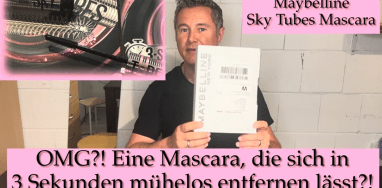 OMG?! Eine Mascara, die sich in 3 Sekunden mühelos entfernen lässt - Maybelline Sky Tubes Mascara - vorgestellt von videoleben von familyeller
