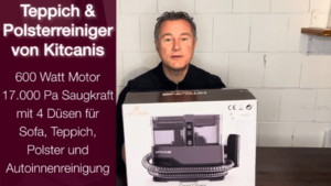 Teppich- und Polsterreiniger von Kitcanis - vorgestellt von videoleben von familyeller