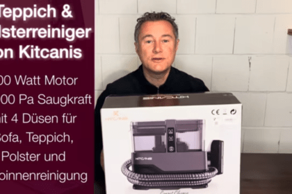 Teppich- und Polsterreiniger von Kitcanis - vorgestellt von videoleben von familyeller