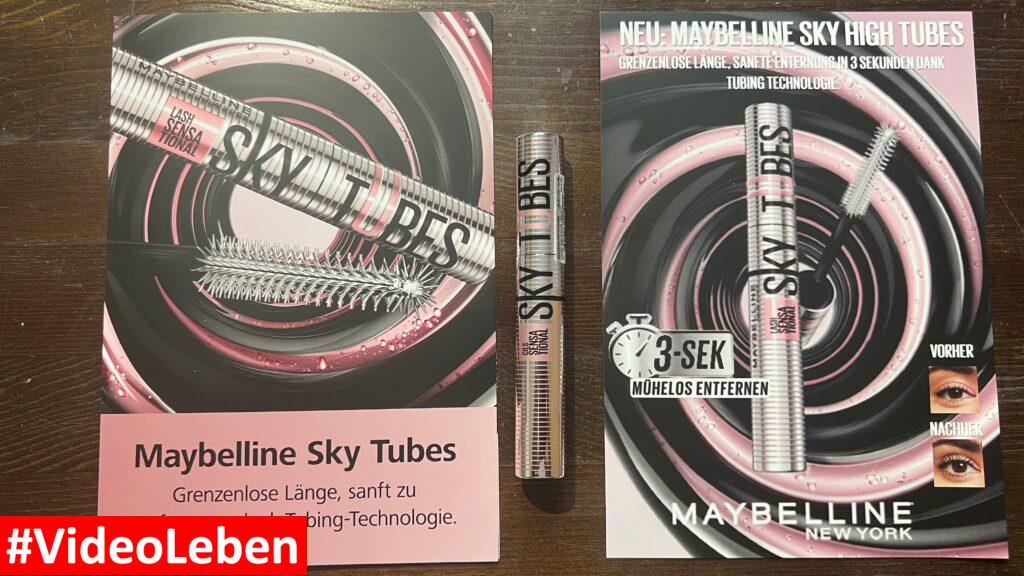 trnd Projekt OMG?! Eine Mascara, die sich in 3 Sekunden mühelos entfernen lässt - Maybelline Sky Tubes Mascara - vorgestellt von videoleben von familyeller