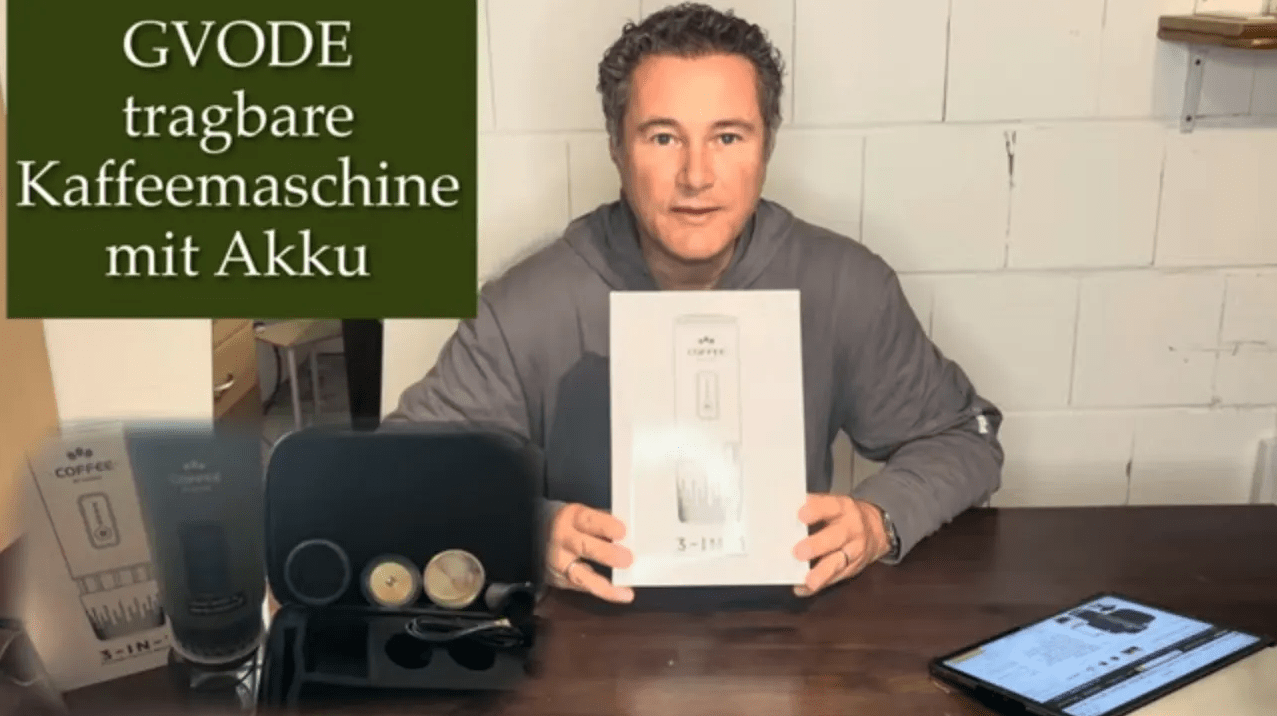 GVODE Tragbare Kaffeemaschine