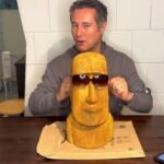 Moai Osterinsel Gartenfigur - vorgestellt von videoleben von familyeller