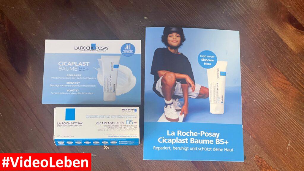 Rückseite La Roche-Posay Cicaplast Baume B5+ vorgestellt von videoleben von familyeller