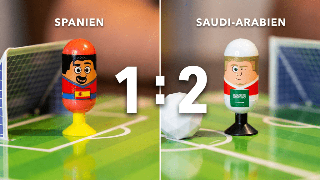 1 zu 2 im Gruppenspiel in Gruppe H zwischen Spanien vs. Saudi Arabien | Fußball-Weltmeisterschaft 2026