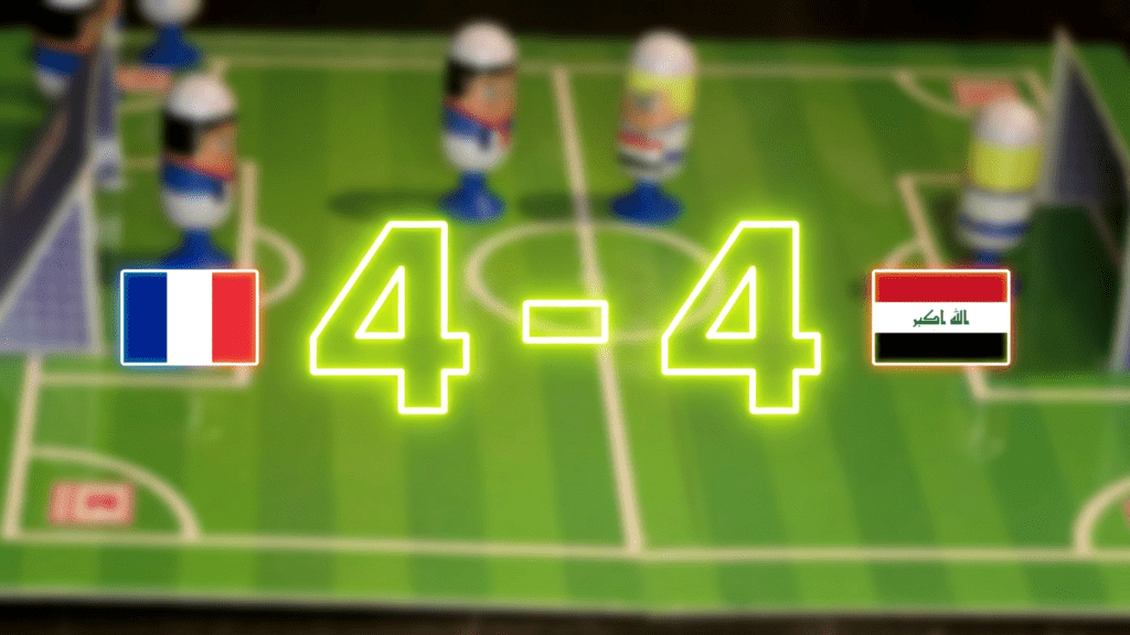 4 zu 4 im Gruppenspiel in Gruppe I zwischen Frankreich vs. Irak | Fußball-Weltmeisterschaft 2026
