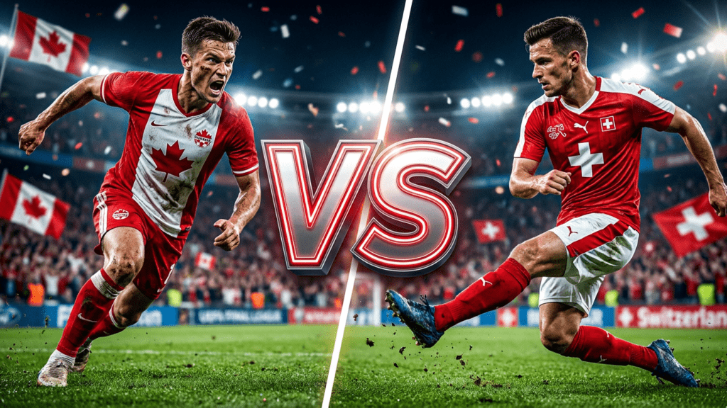 CAN vs SUI Gruppenspiel in Gruppe B zwischen Kanada vs. Schweiz | Fußball-Weltmeisterschaft 2026
