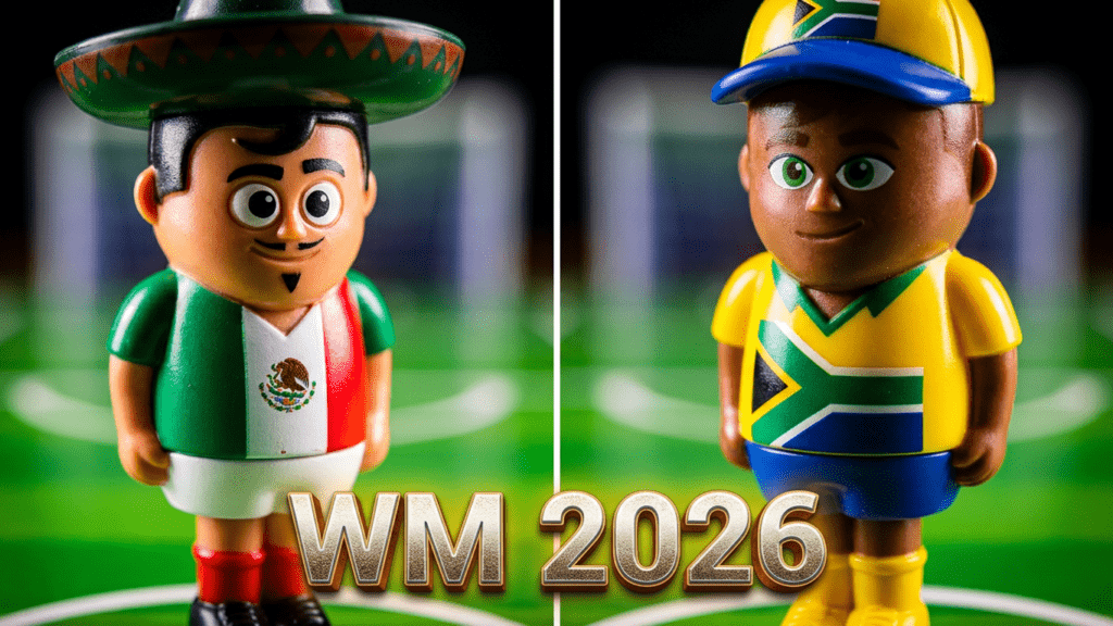 Eröffnungsspiel der Fußball-Weltmeisterschaft 2026 - Mexiko und Südafrika - vorgestellt von videoleben von familyeller