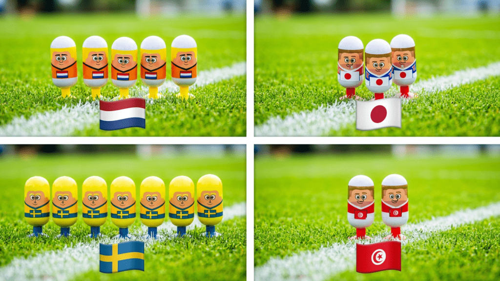 Gruppe F der Fußball-Weltmeisterschaft 2026 - Quadrat - vorgestellt von videoleben von familyeller