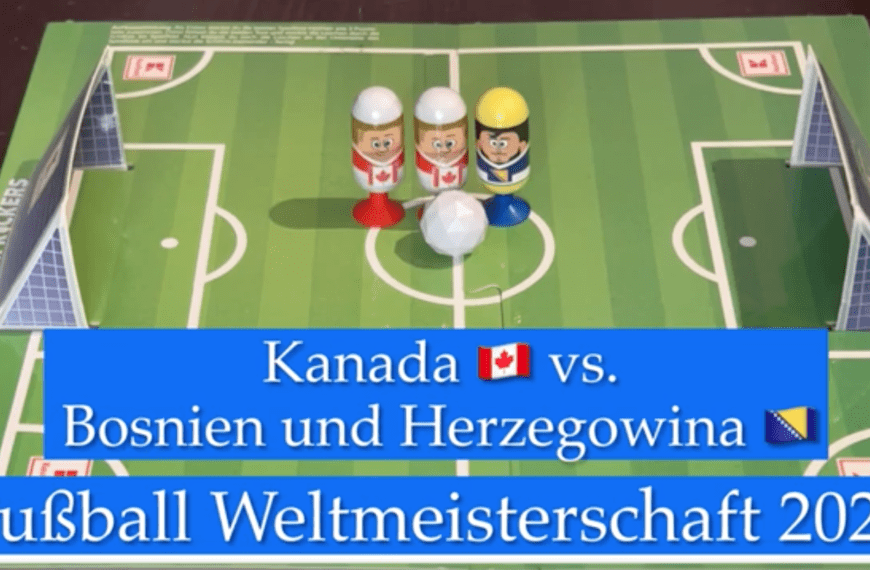 Gruppenspiel der Gruppe B - Kanada vs. Bosnien Herzegowina | Fußball-Weltmeisterschaft 2026 - vorgestellt von videoleben von familyeller