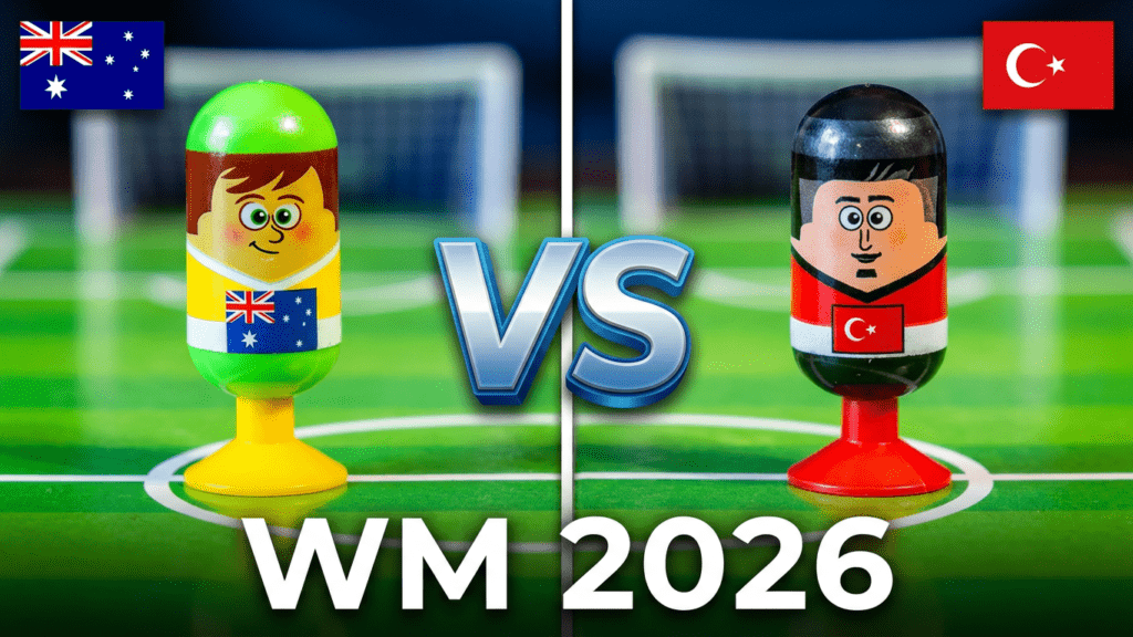 Gruppenspiel in Gruppe D Australien vs. Türke | Fußball-Weltmeisterschaft 2026 - vorgestellt von videoleben von familyeller