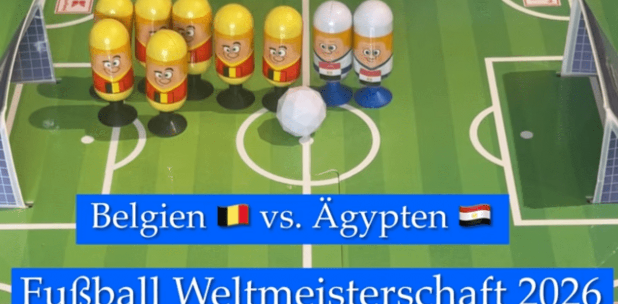 Gruppenspiel in Gruppe G zwischen Belgien vs. Ägypten | Fußball-Weltmeisterschaft 2026 präsentiert von videoleben von familyeller