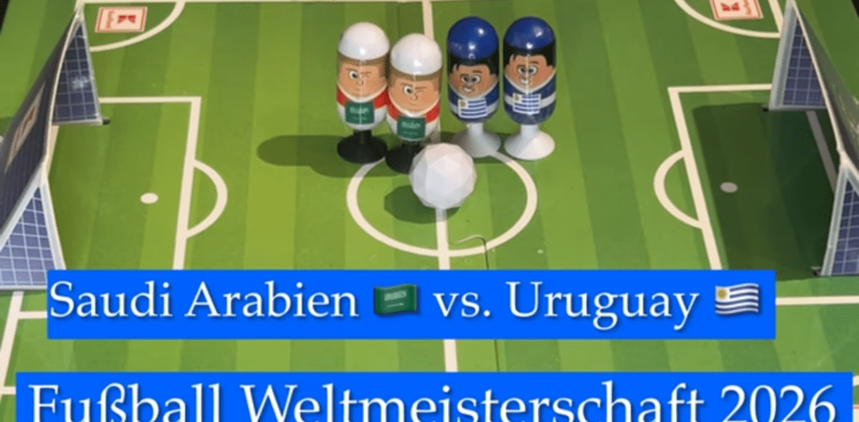 Gruppenspiel in Gruppe H zwischen Saudi Arabien vs. Uruguay | Fußball-Weltmeisterschaft 2026 vorgestellt von videoleben von familyeller