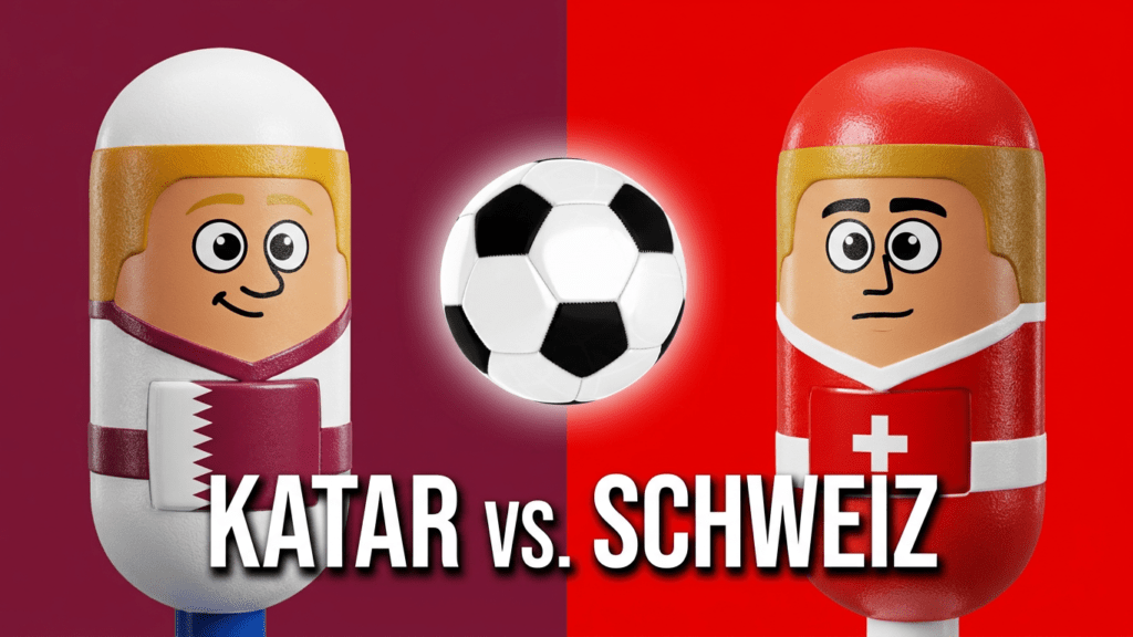 Katar vs. Schweiz | Fußball-Weltmeisterschaft 2026 - vorgestellt von videoleben von familyeller