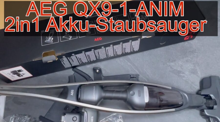 AEG QX9-1-ANIM 2 in 1 Akku-Staubsauger im Test