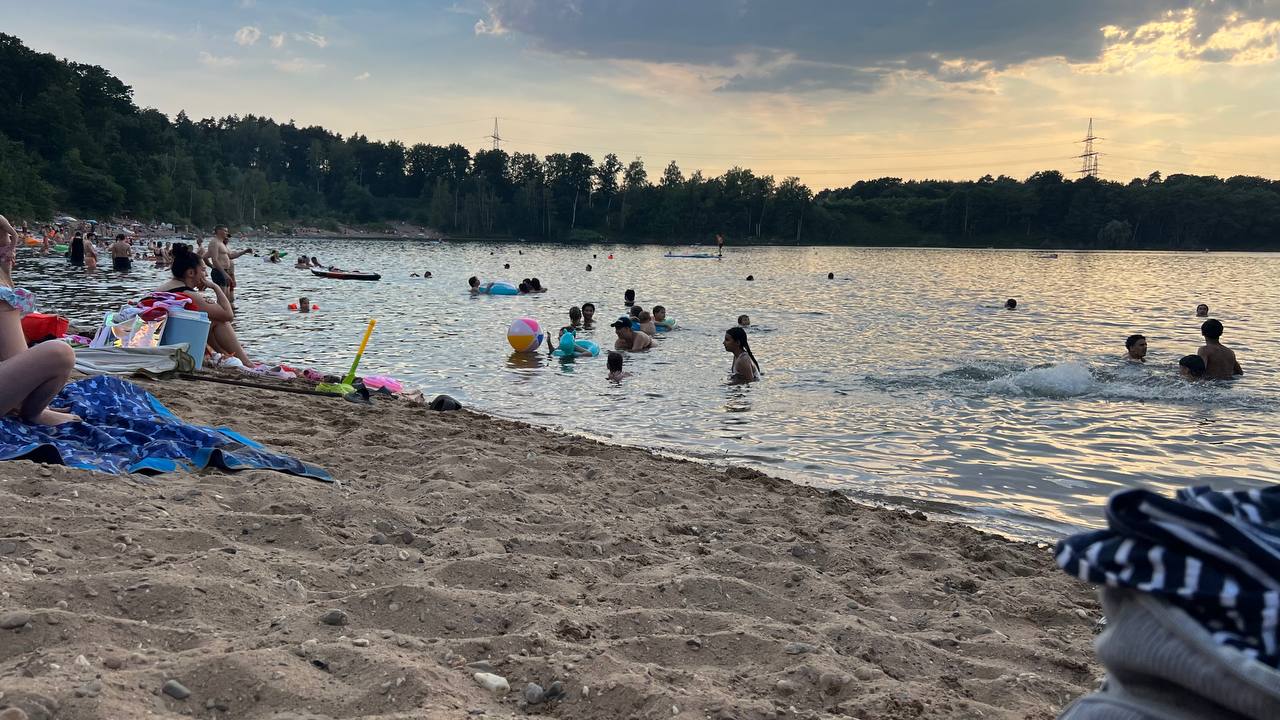 Badestrand am von-Diergardt-See: Kostenloser Badesee zwischen Leverkusen und Köln