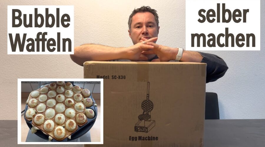 Bubble Waffeln selber machen – Bubble Waffle Maker im Test
