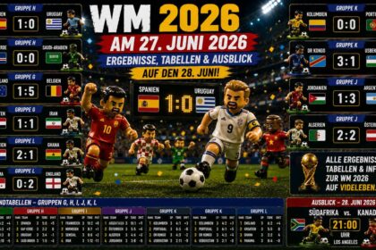WM 2026 am 27. Juni - Ergebnisse Tabellen und Ausblick
