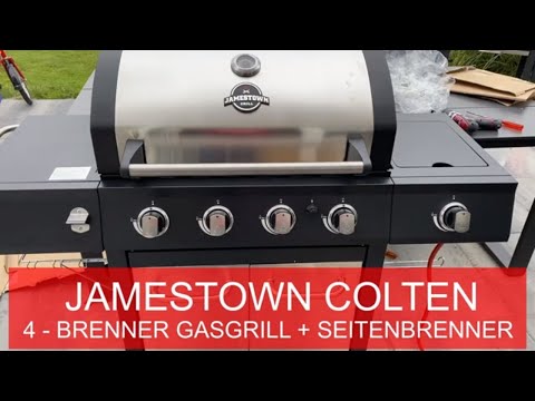 Jamestown Colten 4 Gasgrill Unboxing und Aufbau