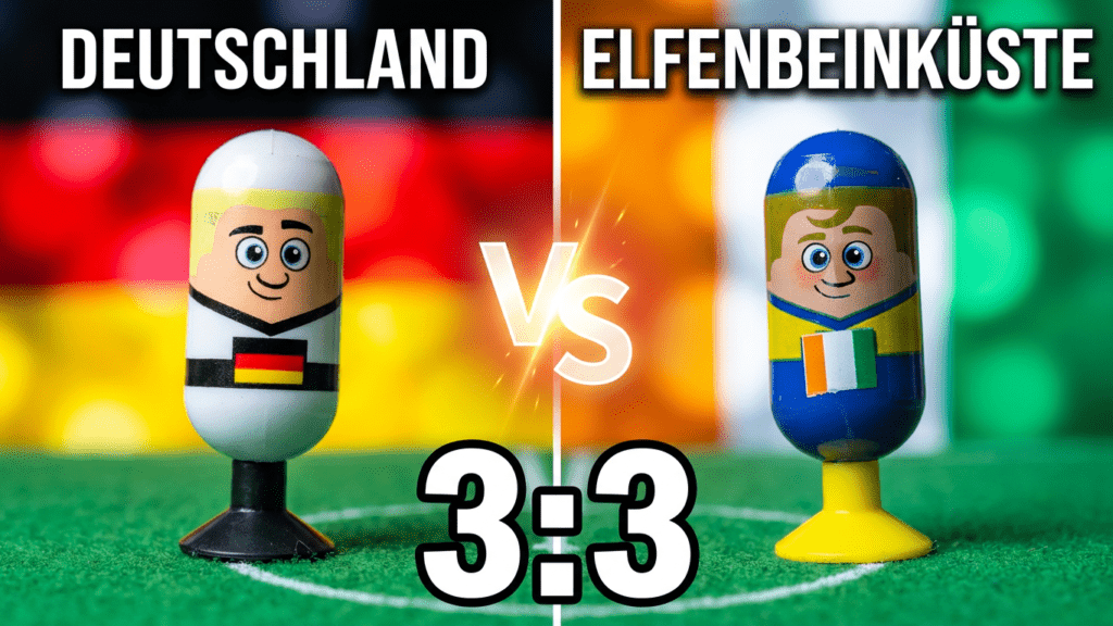 unentschieden im Gruppenspiel in Gruppe E zwischen Deutschland vs. Elfenbeinküste | Fußball-Weltmeisterschaft 2026