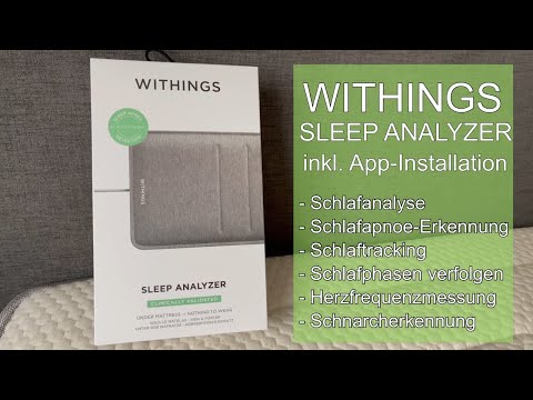 Withings Sleep Analyzer – Schlafanalyse unter der Matratze