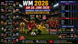 WM 2026 am 28. Juni – Gruppenphase endet, Sechzehntelfinale beginnt ⚽