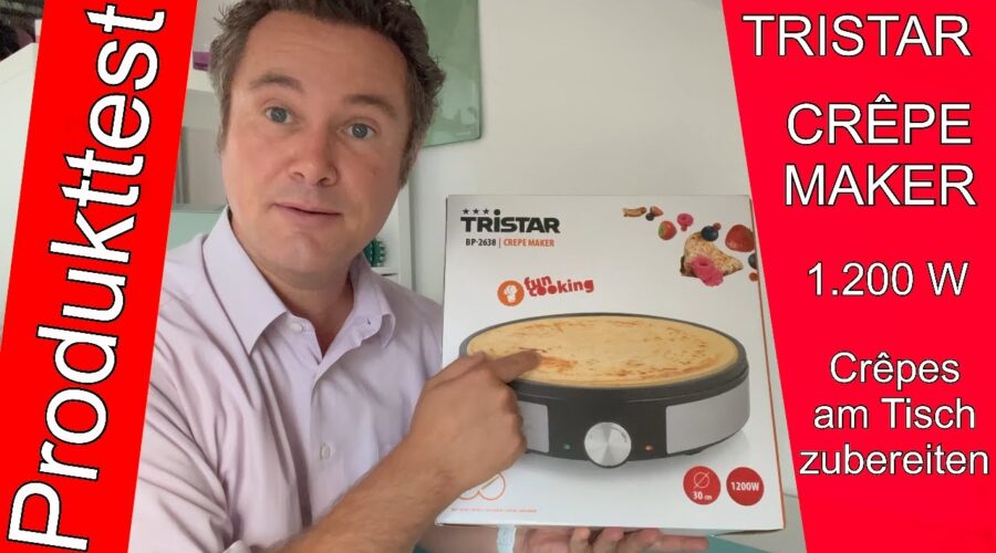 TRISTAR Crepe Maker Test – Crepe-Maker mit 1200 W und 30 cm Backfläche