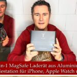 Tegler 3-in-1 MagSafe Ladegerät – kabellose Ladestation für iPhone Apple Watch AirPods