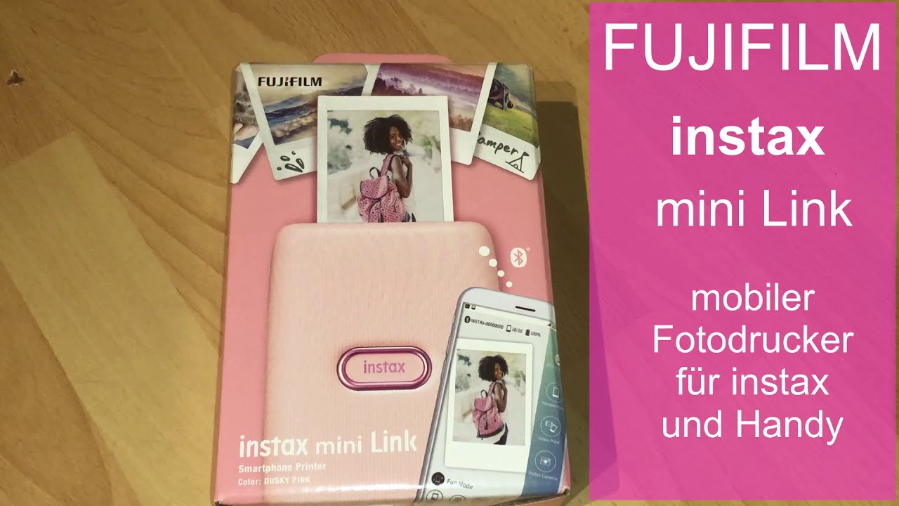 FUJIFILM instax mini Link - mobiler Fotodrucker furs Smartphone im Test