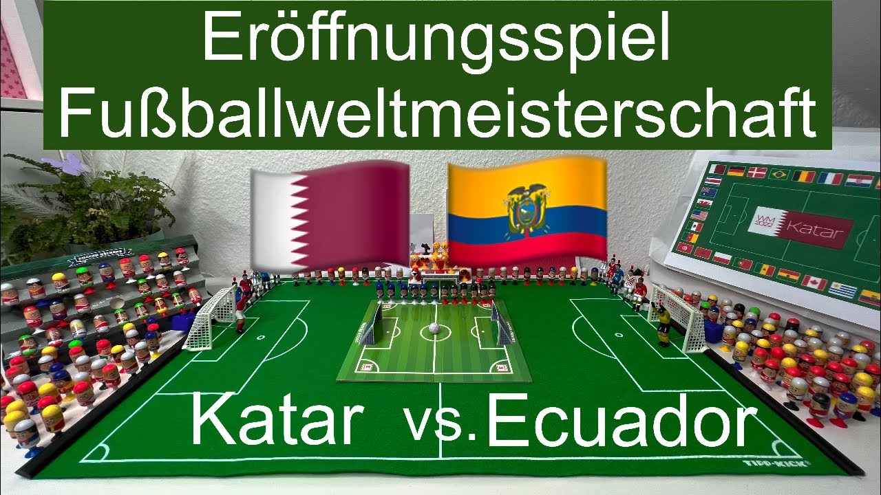 Eröffnungsspiel Katar vs. Ecuador Fußballweltmeisterschaft Katar 2022