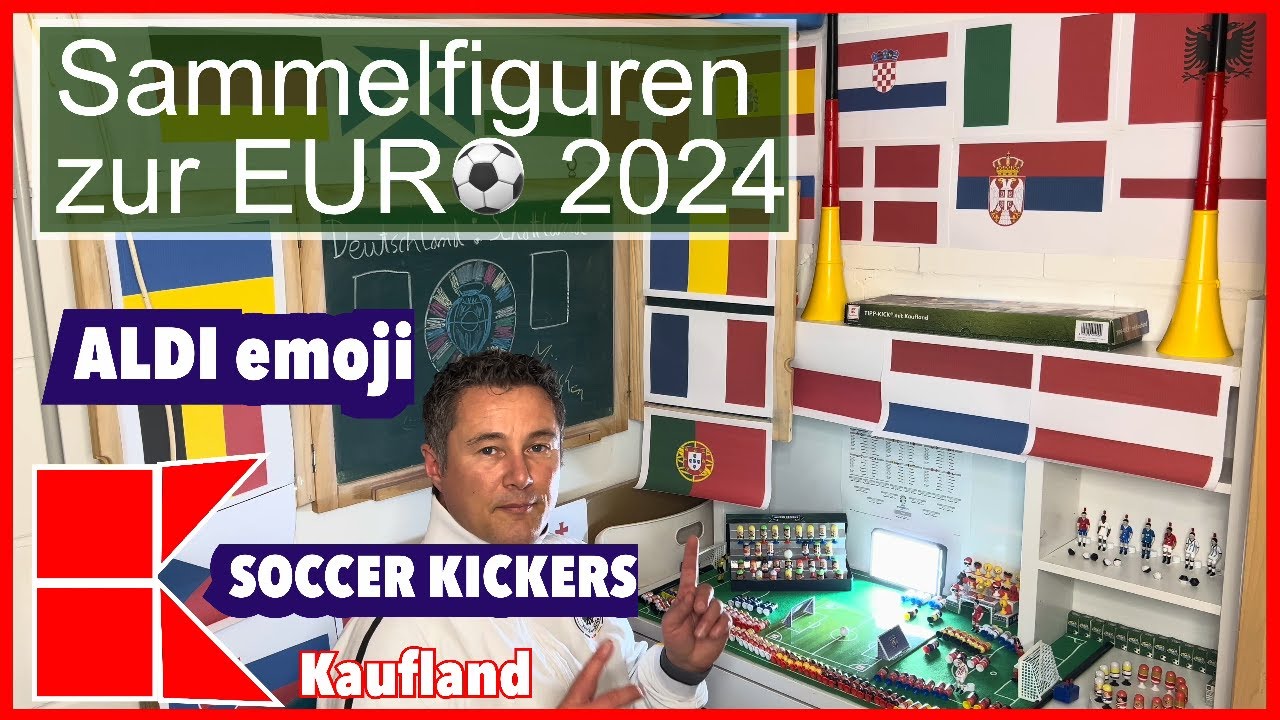 Sammelfiguren zur UEFA EURO 2024 von Kaufland und ALDI