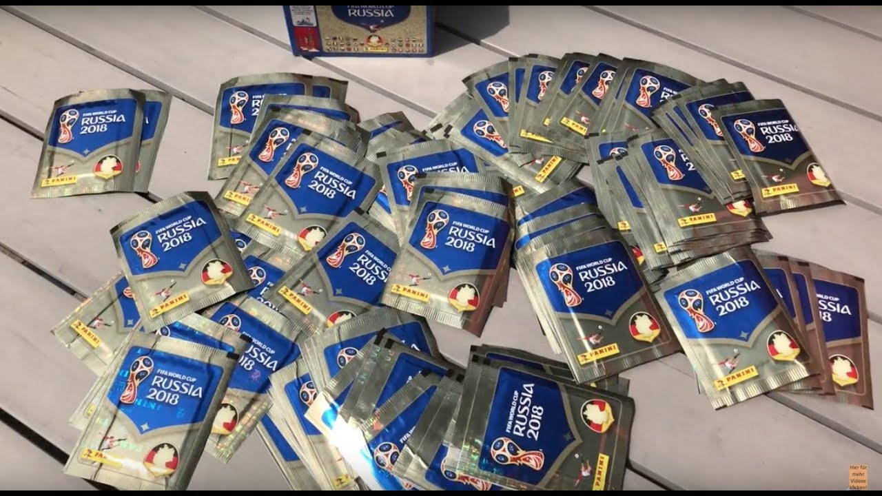 100 Tüten Panini Sticker FIFA WORLD-CUP RUSSIA 2018