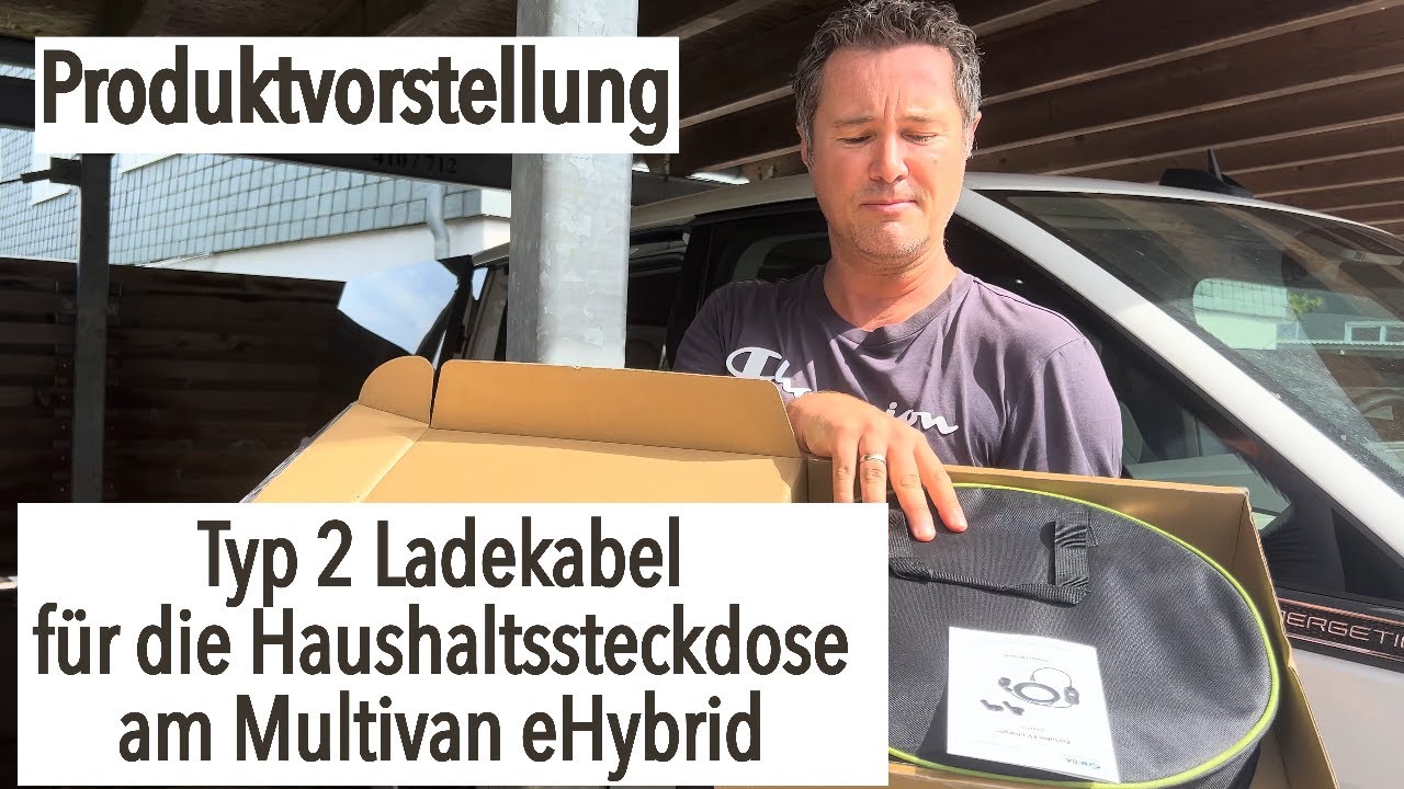 Typ 2 Ladekabel für E-Auto Test – Für Haushaltssteckdose am VW Multivan