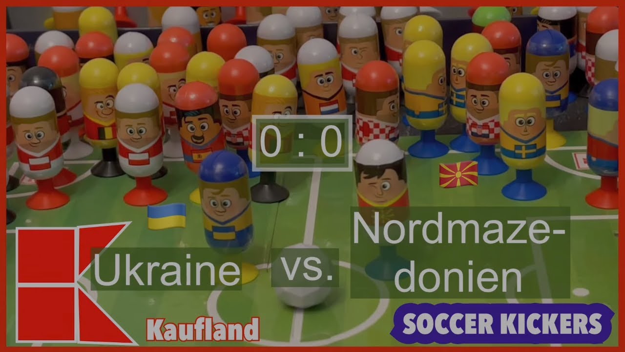 Ukraine Nordmazedonien EM 2020 Soccer Kickers