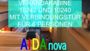 AIDAnova Kanaren Kreuzfahrt - Verandakabine mit Verbindungstür