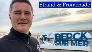 Berck-sur-Mer an der Opalküste – Strand, Promenade und Surfer in Nordfrankreich