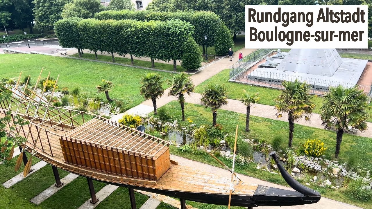 Boulogne-sur-mer an der Opalküste – Altstadt und Basilika Notre-Dame in Nordfrankreich