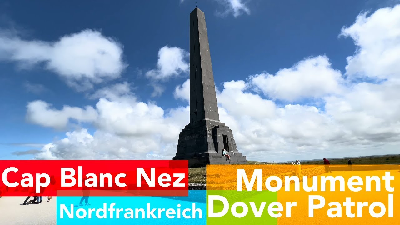 Cap Blanc Nez an der Opalküste – Steilküste und Dover Patrol Monument in Nordfrankreich
