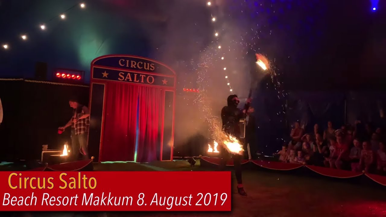 Circus Salto Vorstellung im Beach Resort Makkum