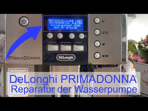 DeLonghi Primadonna Wasserpumpe Reparatur Kaffeemaschine