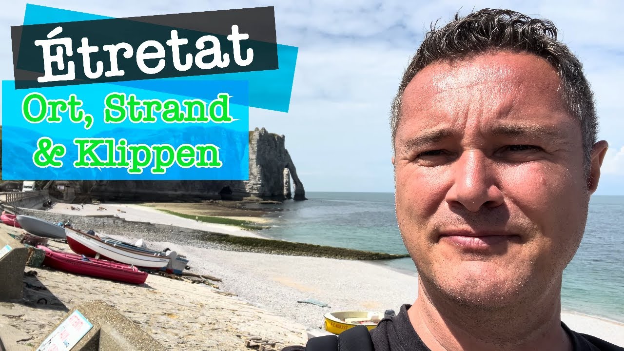 E´tretat - Ort Strand und Klippen in der Normandie