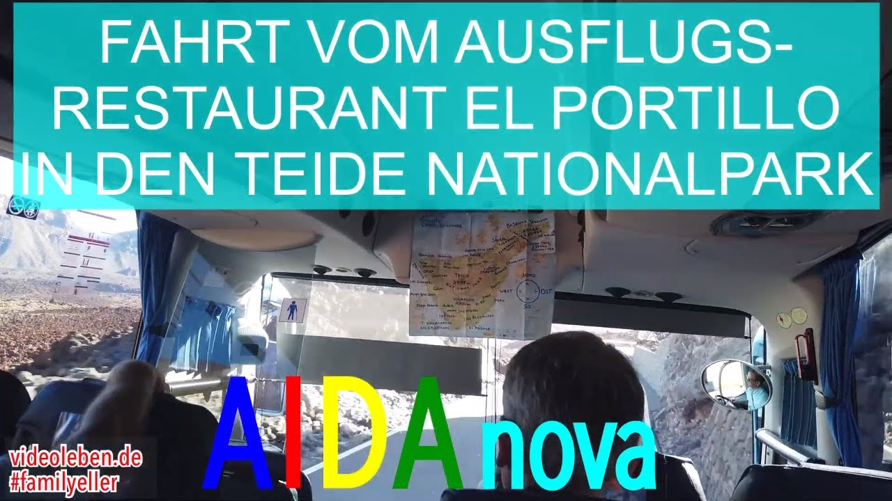 Fahrt in den Teide Nationalpark auf Teneriffa – Vulkanlandschaft